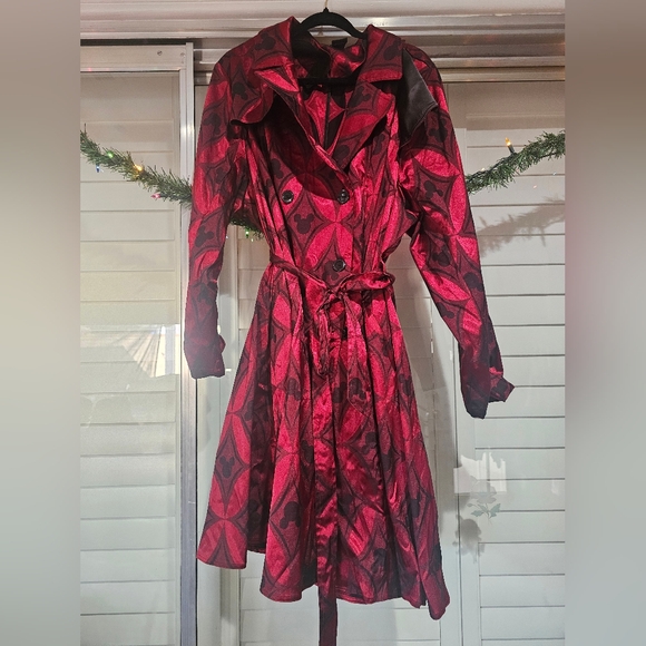 Disney Mickey Jacquard Swing Trench Coat From Torrid - Picture 4 of 11